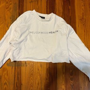 Melissa Wood Health cropped sweater